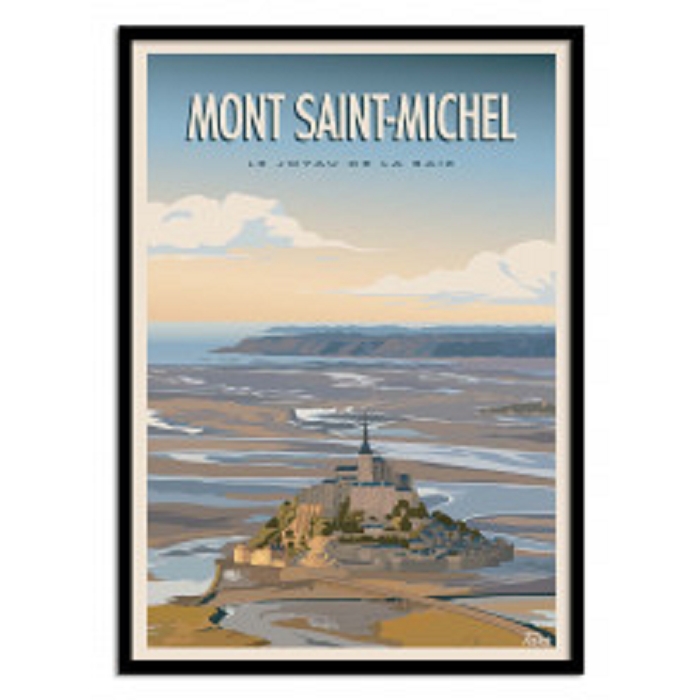 Wall edition poster mont saint michel 