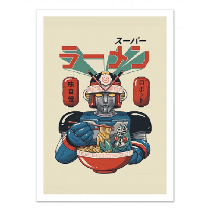 Wall edition poster super ramen bot 