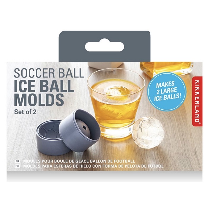 Kikkerland football ice ball molds 5013501_2