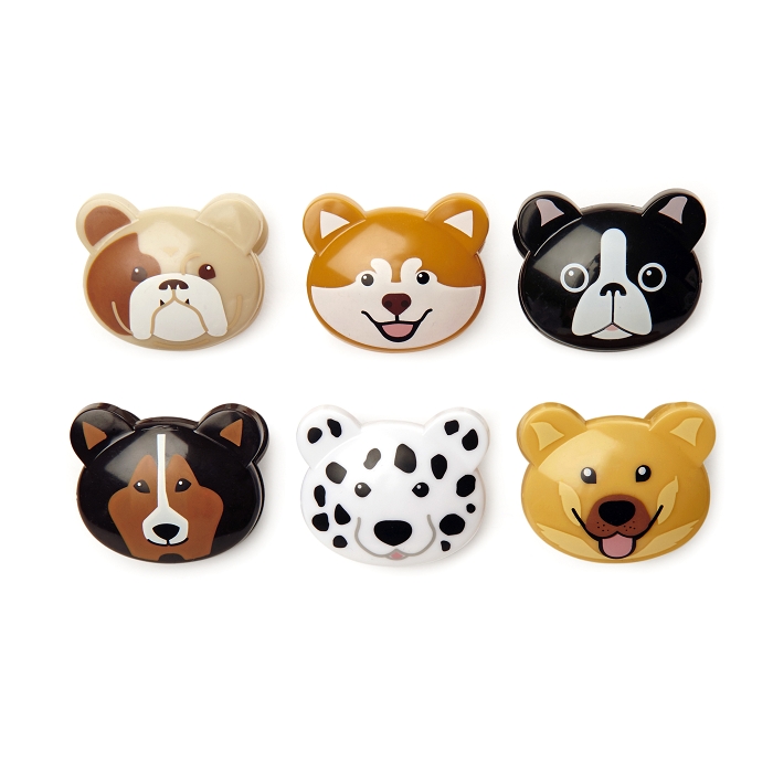 Kikkerland dog bag clips 