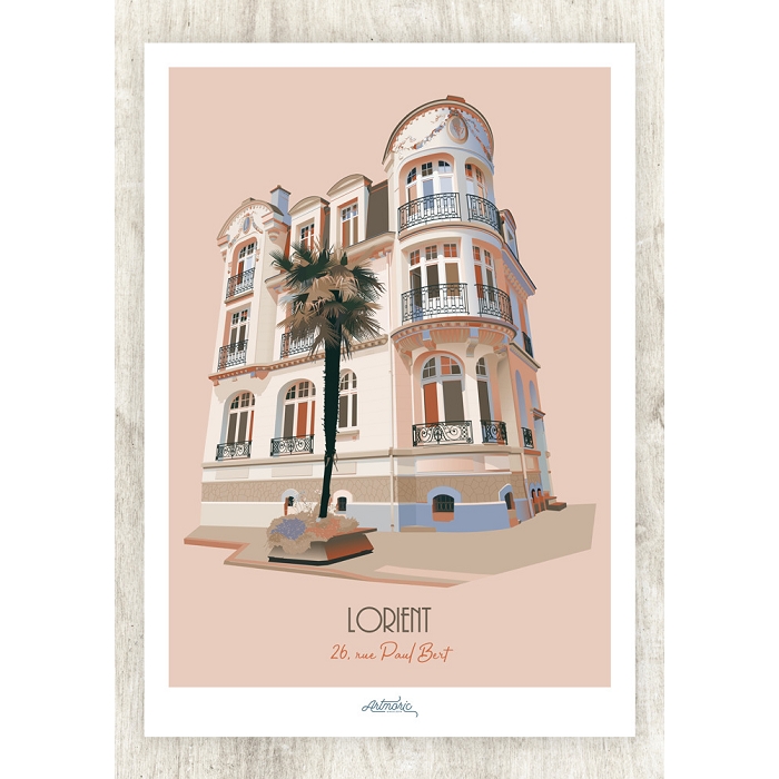 Artmoric affiche et carte postale poster lorient 