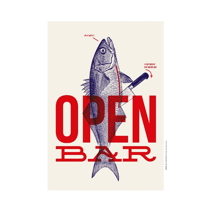 Gaspard poster open bar 