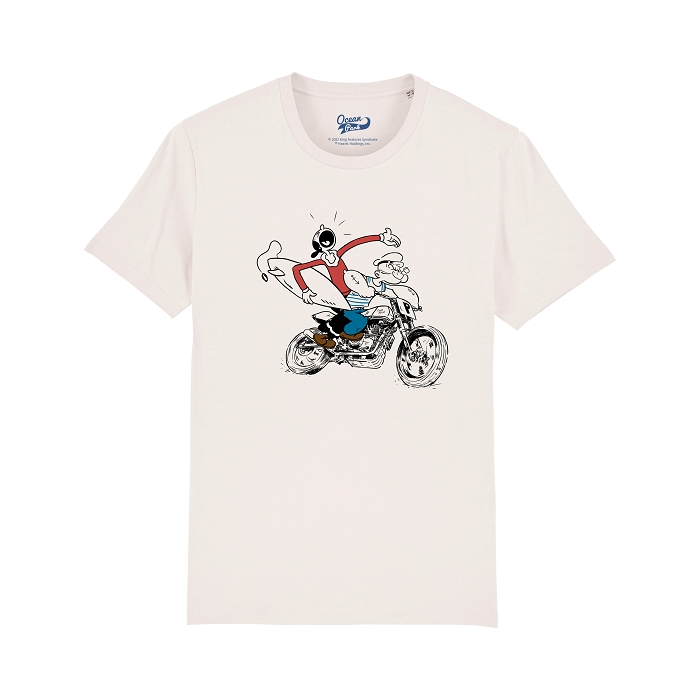 Ocean park tee shirt homme popeye olive rider