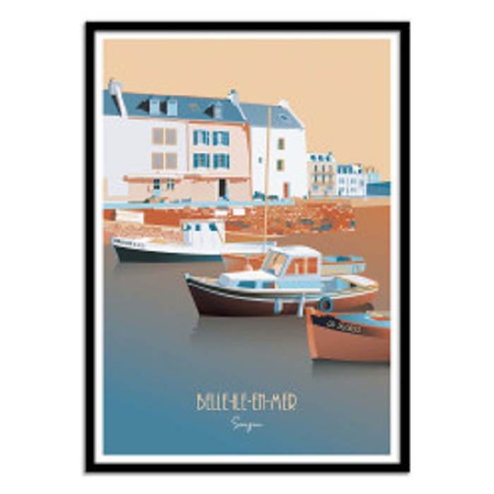 Wall edition poster belle ile en mer 