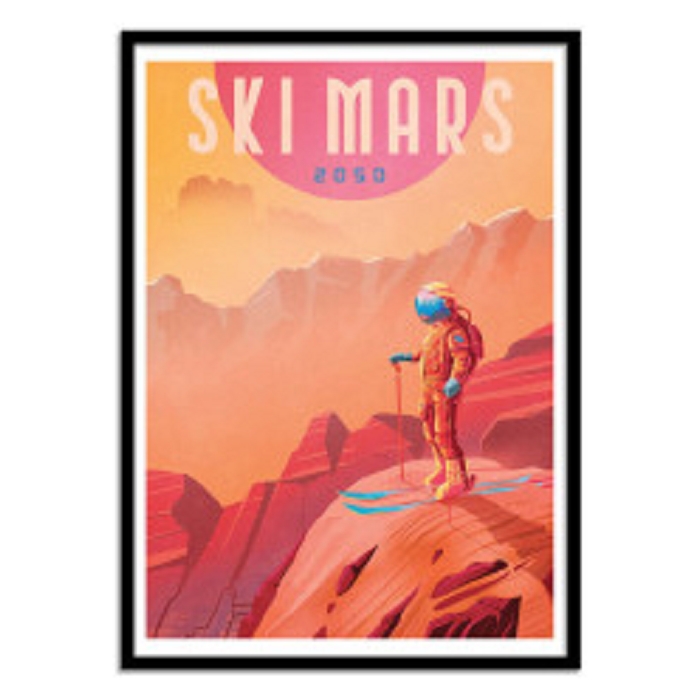 Wall edition poster ski mars 