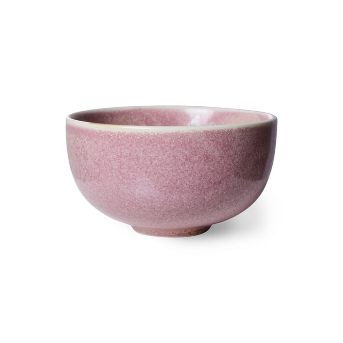 Hk living chef ceramics bowl rustic pink