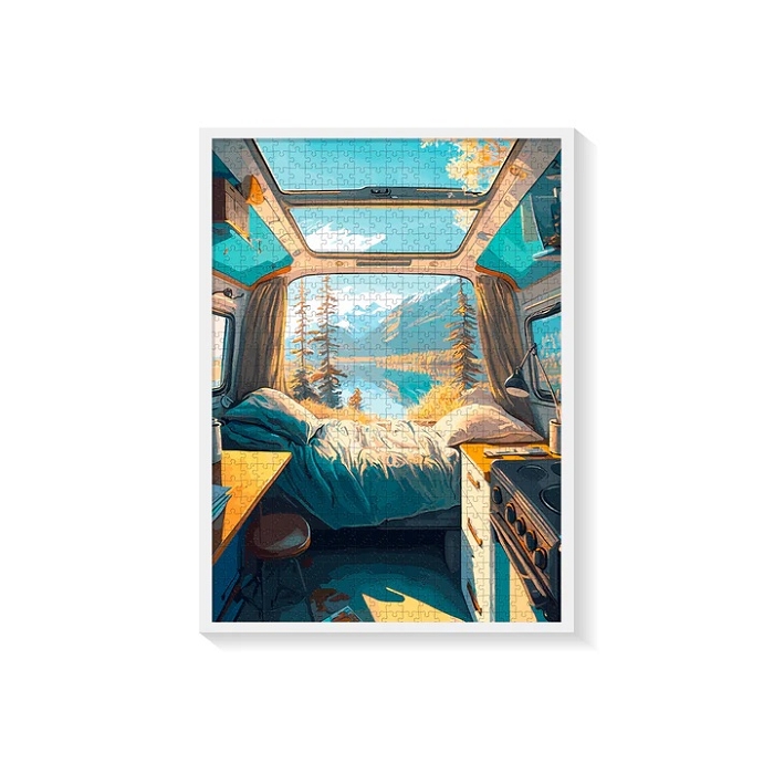 Piece and love puzzle 1000pc van life 