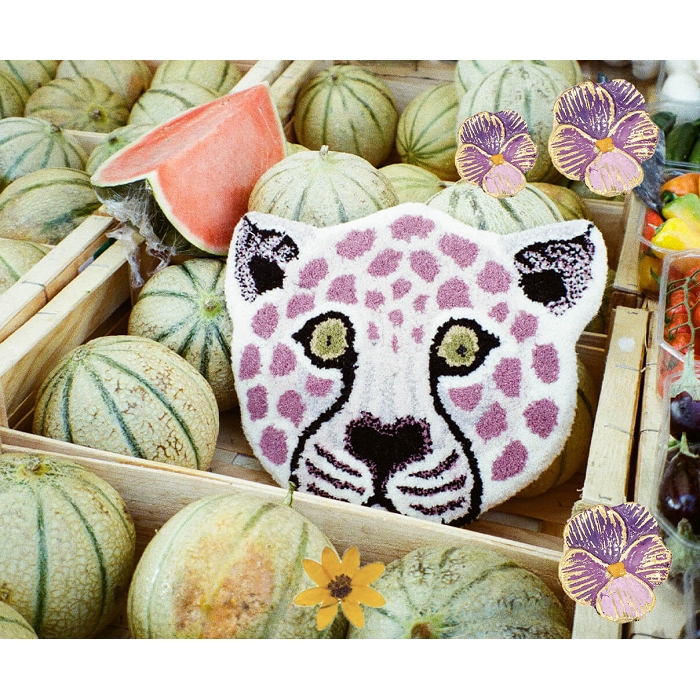 Doing goods head lilly leopard rug 5073501_2