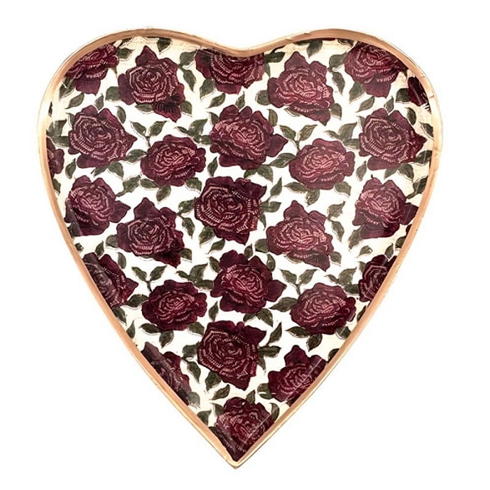 Boncoeurs plateau coeur rose